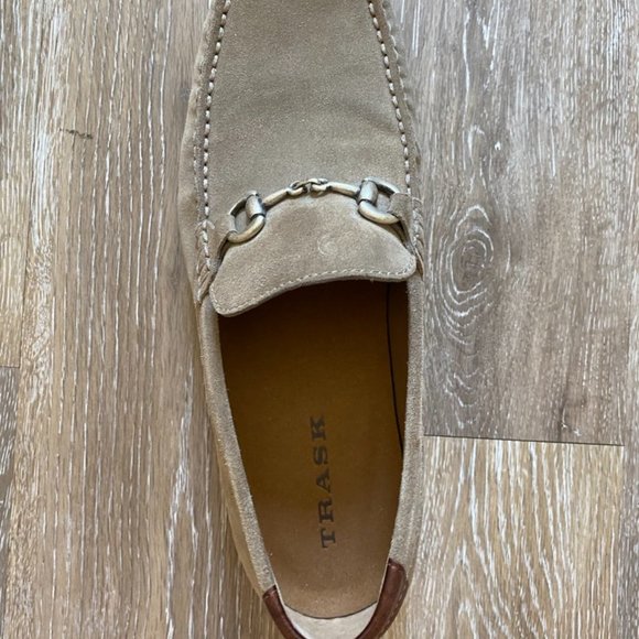 TRASK men Sheldon gray English suede loafer main image 9